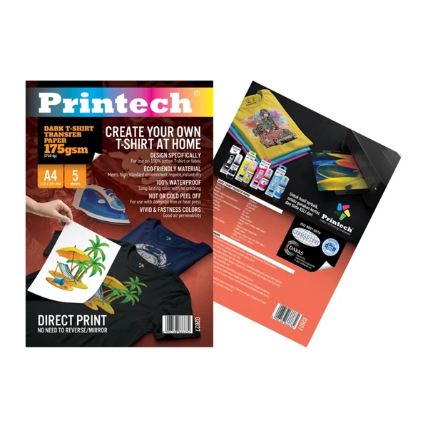 Printech Dark T-Shirt Transfer Paper A4 175g
