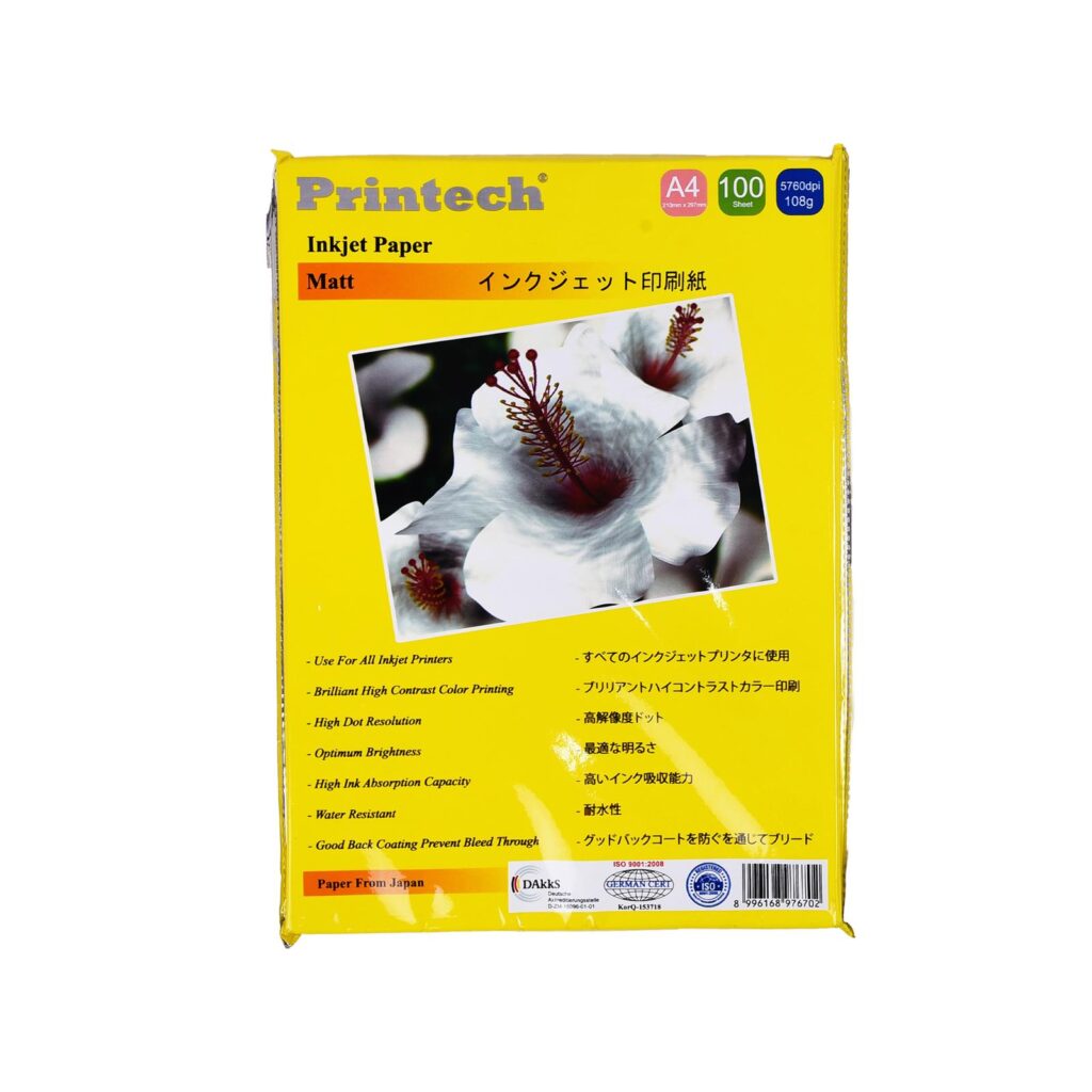 Printech Inkjet Paper A4 108g