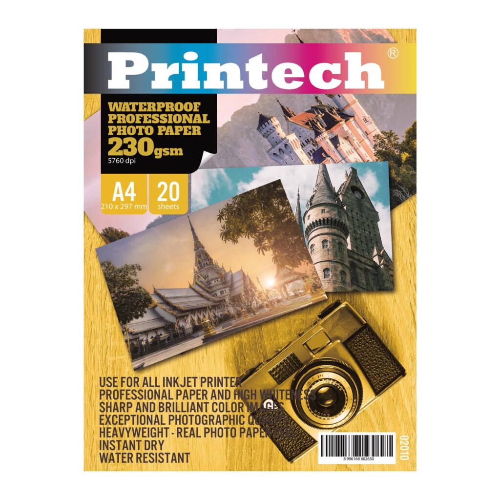 Printech Kertas Glossy A4 230g Waterproof